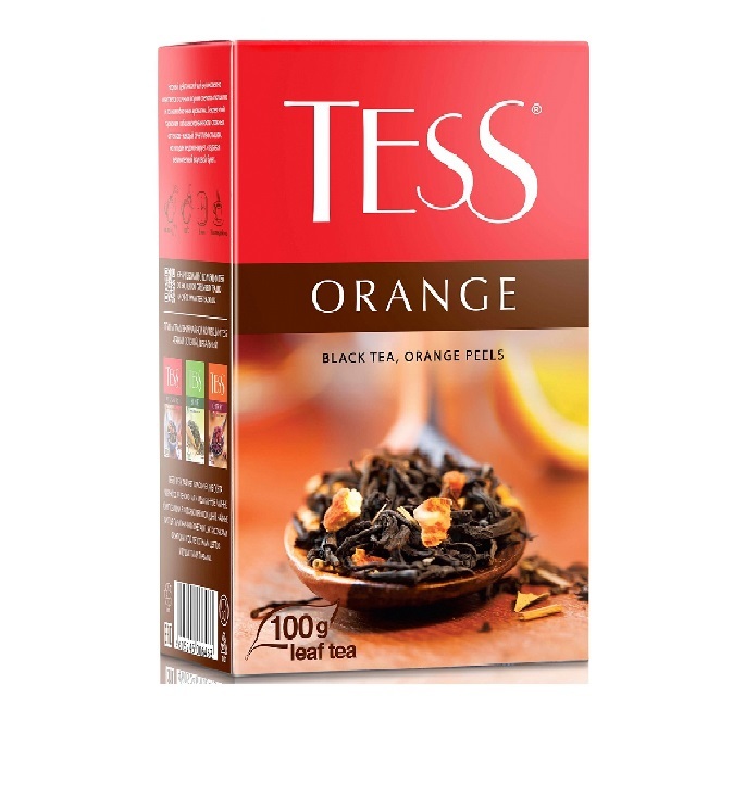 Tess siesta. Чай черный Tess Orange 100 гр.