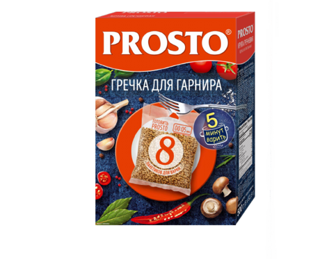 Крупа гречневая "Гречка для гарнира" тм PROSTO 500г