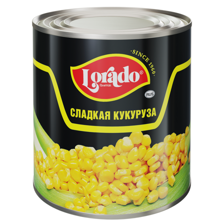 Кукуруза сладкая тм "Lorado" 425мл, ж/б